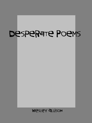 cover image of Desperate Poems
